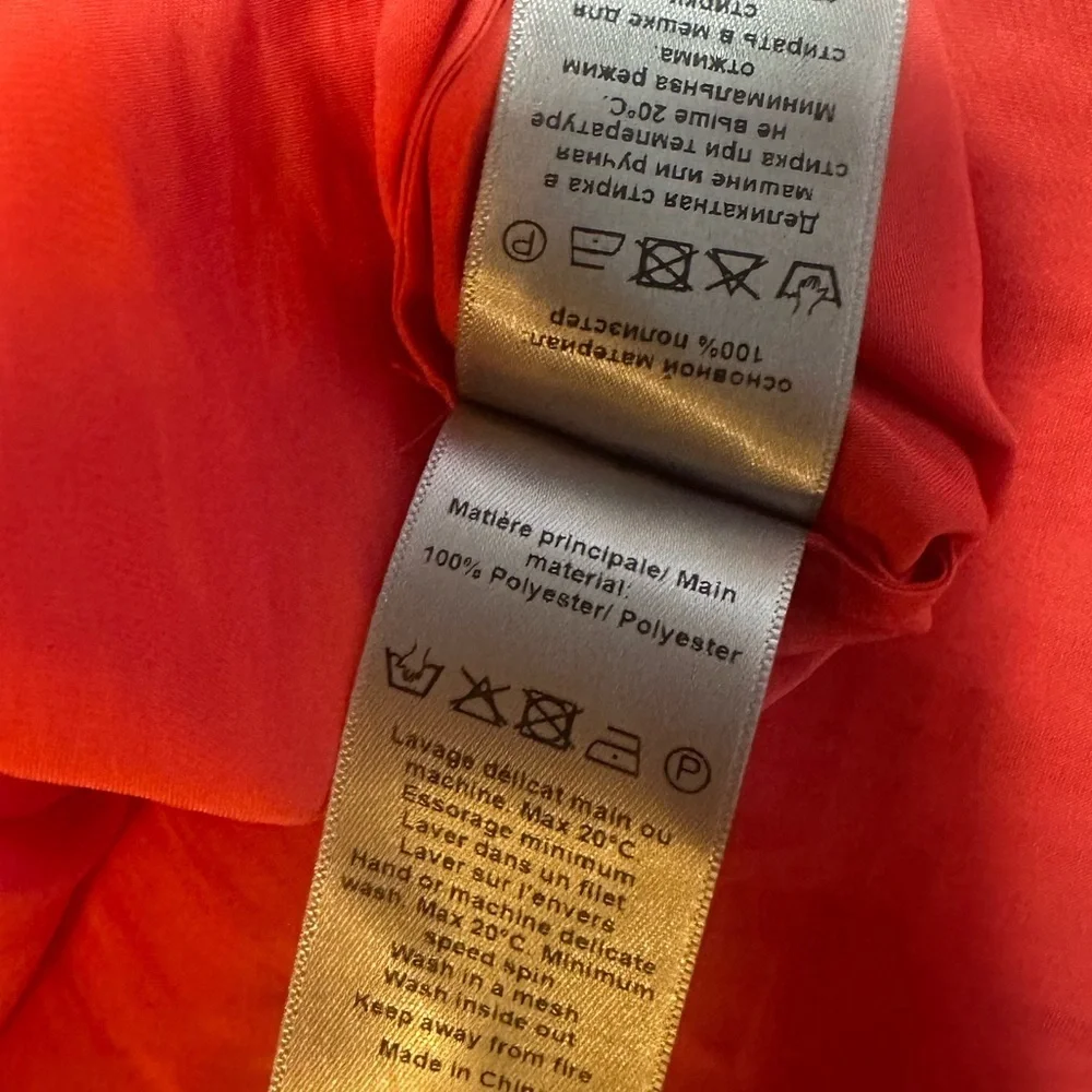 Zadig & Voltaire Tygg Satin Blouse in Red. - Picture 8 of 8